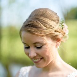 Brautstyling Frisur romantisch vorne Brautstyling Frisur romantisch vorne